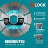 image:imageMakita E07200 XLock 412 Segmented Diamond Blade for Masonry Cutting 2pk
