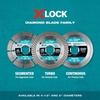 image:imageMakita E07406 XLock 5 Continuous Rim Diamond Blade for Ceramic and Granite Cutting