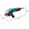 image:imageMakita 9564CV 412Inch SJS HighPower Angle Grinder0