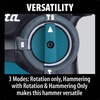 image:imageMakita HR2811FX 118 Rotary Hammer accepts SDSPLUS bits and 412 Angle Grinder