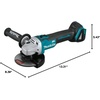image:imageMakita XAG09Z 18V LXT LithiumIon Brushless Cordless 4125 CutOffAngle GrinderBare Tool  no battery