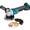image:imageMakita XAG11T 18V LXT LithiumIon Brushless Cordless 412  5 Paddle Switch CutOffAngle Grinder Kit with Electric Brake 50AhBare Tool