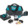 image:imageMakita XAG11T 18V LXT LithiumIon Brushless Cordless 412  5 Paddle Switch CutOffAngle Grinder Kit with Electric Brake 50AhKit