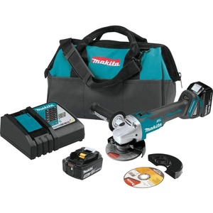 image:imageMakita XAG04T 18V LXT BL 412 5 CutOffAngle Grinder Kit
