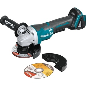image:imageMakita XAG11T 18V LXT LithiumIon Brushless Cordless 412  5 Paddle Switch CutOffAngle Grinder Kit with Electric Brake 50AhBare Tool