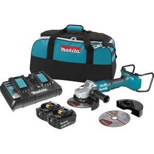 image:imageMakita XAG12PT1 50Ah 18V X2 LXT LithiumIon 36V Brushless Cordless 7 Paddle Switch CutOffAngle Grinder Kit with Electric Brake  Blue