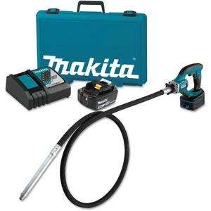 image:imageMakita XRV02T 18V LXT LithiumIon Cordless 8 Concrete Vibrator Kit 50AhKit