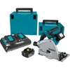 image:imageMakita XPS01PTJ 18Volt X2 LXT LithiumIon 36V Brushless Cordless 612 inch Plunge Circular Saw Kit 50Ah with 1991400 39 inch Guide RailSold separatelyTrack Saw Kit