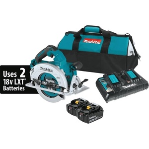 image:imageMakita XSH06PT 18V X2 LXT LithiumIon 36V Brushless Cordless 714 Circular Saw Kit 50AhCirc Saw Kit