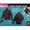 image:imageMakita DCJ205Z3XL 18V LXT Heated Jacket Only Black 3XL 3XLargeBlack