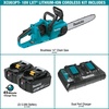 image:imageMakita XCU03Z 36V 18V X2 LXT Brushless 14 Chain Saw Tool OnlyKit w 2 Batteries