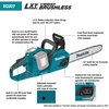 image:imageMakita XCU07Z 18V X2 36V LXT LithiumIon Brushless Cordless 14 Chain Saw Tool Only TealTool Only