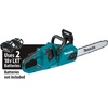 image:imageMakita XCU07Z 18V X2 36V LXT LithiumIon Brushless Cordless 14 Chain Saw Tool Only TealTool Only