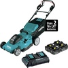 image:imageMakita XML11CT1 36V 18V X2 LXT 21 SelfPropelled Lawn Mower Kit with 4 Batteries 50Ah