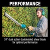 image:imageMakita XNU02T LithiumIon Brushless Cordless 50Ah 18V LXT 24 Pole Hedge Trimmer Kit TealPole Hedge Trimmer Kit