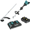 image:imageMakita XUX01M5PT 36V 18V X2 LXT Brushless Couple Shaft Power Head Kit with String Trimmer Attachment 50AhKit w String Trimmer Attachment