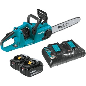 image:imageMakita XCU03Z 36V 18V X2 LXT Brushless 14 Chain Saw Tool OnlyKit w 2 Batteries
