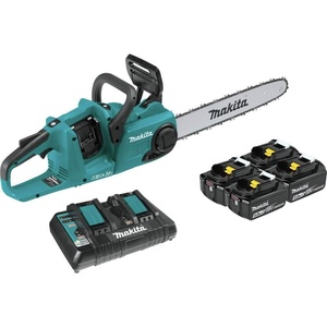 image:imageMakita XCU04PT1 36V 18V X2 LXT Brushless 16 Chain Saw Kit with 4 Batteries 50AhChainsaw Kit