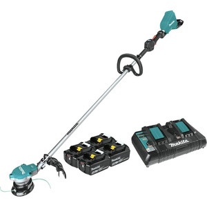 image:imageMakita XRU15PT1 36V 18V X2 LXT Brushless String Trimmer Kit with 4 Batteries 50AhTrimmer Kit 2 4 Batteries