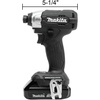 image:imageMakita XDT18SY1B 18V LXT LithiumIon SubCompact Brushless Cordless Impact Driver Kit 15Ah