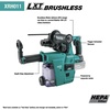 image:imageMakita XRH011TWX 18V LXT LithiumIon Brushless Cordless 1 Rotary Hammer Kit accepts SDSPLUS bits wHEPA Dust Extractor Attachment 50AhRotary Hammer