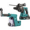 image:imageMakita XRH011TWX 18V LXT LithiumIon Brushless Cordless 1 Rotary Hammer Kit accepts SDSPLUS bits wHEPA Dust Extractor Attachment 50AhRotary Hammer