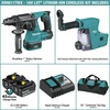 image:imageMakita XRH011TWX 18V LXT LithiumIon Brushless Cordless 1 Rotary Hammer Kit accepts SDSPLUS bits wHEPA Dust Extractor Attachment 50AhRotary Hammer