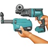 image:imageMakita XRH12ZW 18V LXT 1116 AVT Rotary Hammer Tool OnlyTool  Dust Extractor