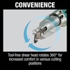 image:imageMakita XSJ04T 18V LXT LithiumIon Brushless Cordless 18 Gauge Offset Shear Kit 50Ah