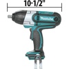 image:imageMakita XWT04S1 18V LXT LithiumIon Cordless 12 Sq Drive Impact Wrench Kit 30Ah