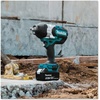 image:imageMakita XWT08T 18V LXT LithiumIon Brushless Cordless HighTorque 12 Sq Drive Impact Wrench Kit wFriction Ring Anvil 50AhImpact Wrench Kit