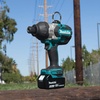 image:imageMakita XWT09Z LXT LithiumIon Brushless Cordless High Torque Hex Impact Wrench 18V716Kit w 50Ah Batteries