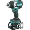 image:imageMakita XWT17Z 18V LXT LithiumIon Brushless Cordless 4Speed MidTorque 12 Sq Drive Impact Wrench wFriction Ring Anvil Tool OnlyKit w two 50Ah batteries