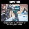 image:imageMakita XWT17Z 18V LXT LithiumIon Brushless Cordless 4Speed MidTorque 12 Sq Drive Impact Wrench wFriction Ring Anvil Tool OnlyKit w two 50Ah batteries