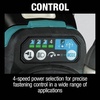 image:imageMakita XWT17Z 18V LXT LithiumIon Brushless Cordless 4Speed MidTorque 12 Sq Drive Impact Wrench wFriction Ring Anvil Tool OnlyKit w two 50Ah batteries