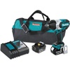 image:imageMakita XWT08T 18V LXT LithiumIon Brushless Cordless HighTorque 12 Sq Drive Impact Wrench Kit wFriction Ring Anvil 50AhImpact Wrench Kit