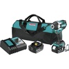 image:imageMakita XWT17Z 18V LXT LithiumIon Brushless Cordless 4Speed MidTorque 12 Sq Drive Impact Wrench wFriction Ring Anvil Tool OnlyKit w two 50Ah batteries
