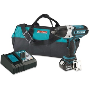 image:imageMakita XWT04Z 18Volt LXT LithiumIon 12Inch High Torque Impact Wrench Tool Only No BatteryKit w 30Ah Battery