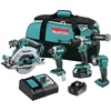 image:imageMakita XT452T 18V LXT LithiumIon Brushless Cordless 4Pc Combo Kit 50AhKit Only