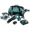 image:imageMakita XT454T 18V LXT LithiumIon Brushless Cordless 4Pc Combo Kit 50Ah