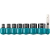 image:imageMakita E01694 Impact XPS 8 Pc 14 Drive 6Point Metric Impact Socket Set wStandard Socket AdapterSAE