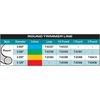 image:imageMakita T03442 Round Trimmer Line 0105 Red 230 1 lbs