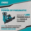 image:imageMakita XNB03M1 18V LXT LithiumIon Brushless Cordless 21 Full Round Head 312 Framing Nailer Kit 40Ah