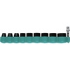 image:imageMakita E01672 Impact XPS 10 Pc 38 Drive 6Point SAE Impact Socket Set wStandard Socket AdapterSAE