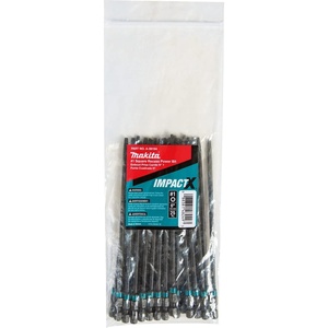 image:imageMakita A99194 Impactx 1 Square Recess 6 Power Bit 25 Pack Bulk25Pack