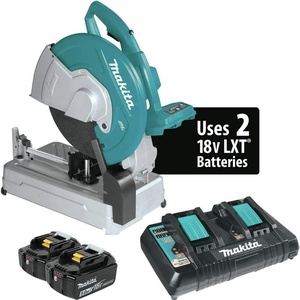 image:imageMakita XWL01PT 18V X2 LXT LithiumIon 36V Brushless Cordless 14 CutOff Saw Kit 50Ah  36V LithiumIon 50AhKit
