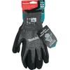 image:imageMakita Unisex Fitknit T 04145 Advanced FitKnit Cut Level 7 Nitrile Coated Dipped GlovesGloves