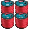 image:imageMakita T03763 Round Trimmer Line 0105 Red 690 3 lbs 4pk