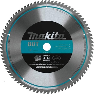 image:imageMakita A93728 12Inch 80 Tooth Micro Polished Mitersaw Blade