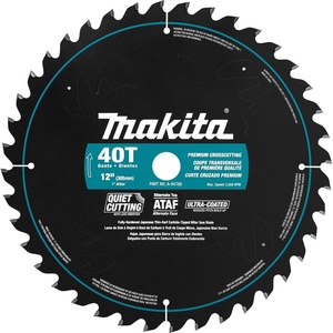 image:imageMakita A94786 12Inch 40 Tooth Ultra Coated Mitersaw Blade  Black